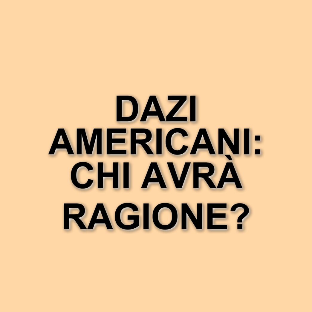 Dazi di Trump: il dibattito politico in Italia si intensifica tra tensioni e posizioni divergenti
