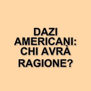 Dazi di Trump: il dibattito politico in Italia si intensifica tra tensioni e posizioni divergenti