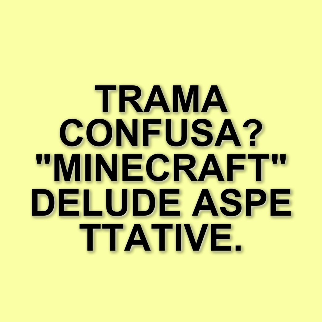 Jack Black e Minecraft: un film che non soddisfa le aspettative in un contesto incerto