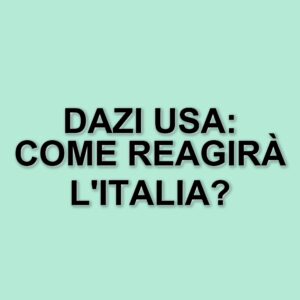 Nuovi dazi americani: impatti sulle esportazioni italiane e opportunità per l'Europa
