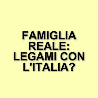 L'amore dei Windsor per l'Italia: un legame che dura da settant'anni