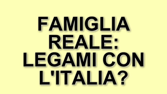 L'amore dei Windsor per l'Italia: un legame che dura da settant'anni