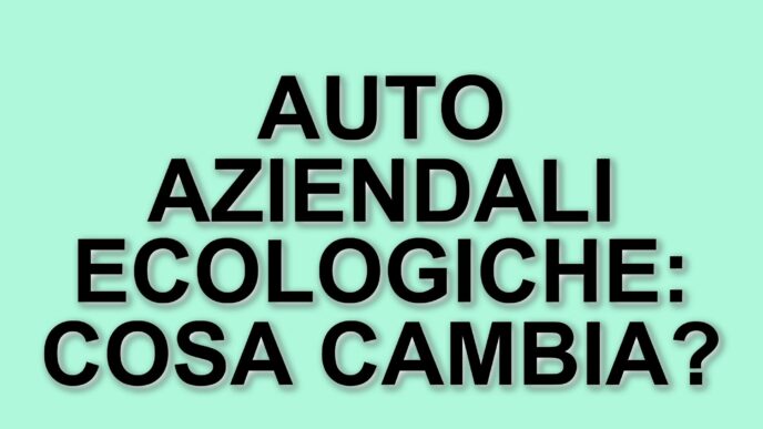 Nuovo emendamento sulle auto aziendali: agevolazioni fiscali per il 2025