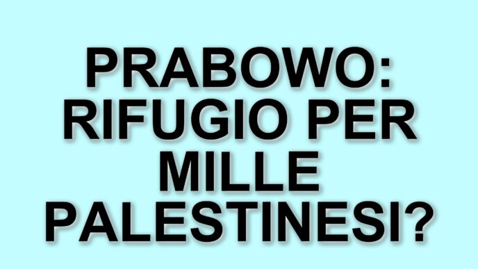 Prabowo Subianto in Medio Oriente: proposta di rifugio temporaneo per i palestinesi di Gaza
