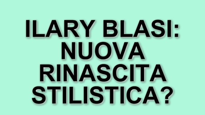 Ilary Blasi: un nuovo look minimalista segna la sua evoluzione personale e professionale