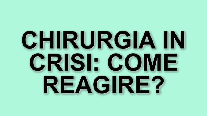 L'allerta dei chirurghi italiani: il rischio di una carenza di professionisti nel settore