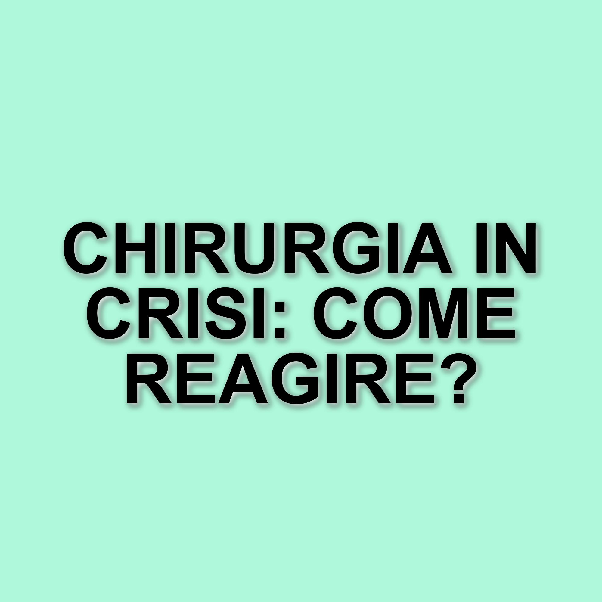 L'allerta dei chirurghi italiani: il rischio di una carenza di professionisti nel settore