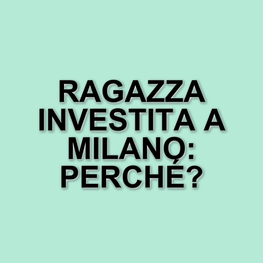 Tragico incidente a Milano: giovane di 29 anni perde la vita dopo essere investita da una moto