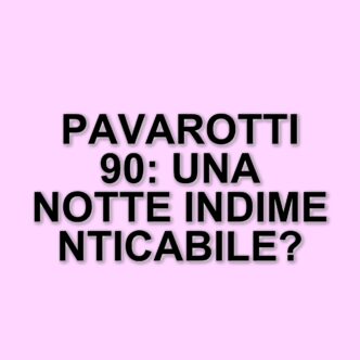Celebrazione Del 90° Anniversario Di Luciano Pavarotti All'Arena Di Verona