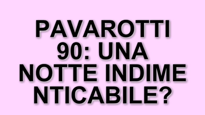 Celebrazione Del 90° Anniversario Di Luciano Pavarotti All'Arena Di Verona