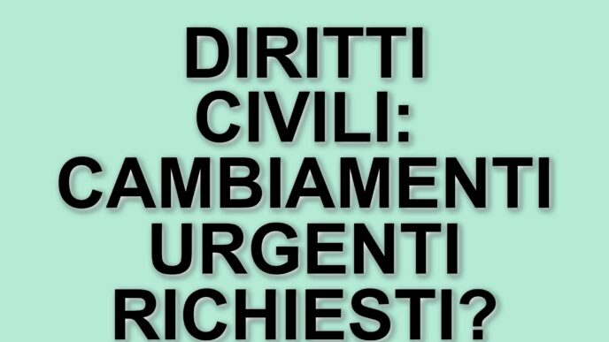 Diritti civili in Italia: un cammino in salita tra immobilismo e speranze di cambiamento