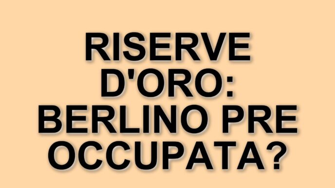 Germania in cerca delle sue riserve d'oro: tensioni con gli Stati Uniti e richieste di ispezione