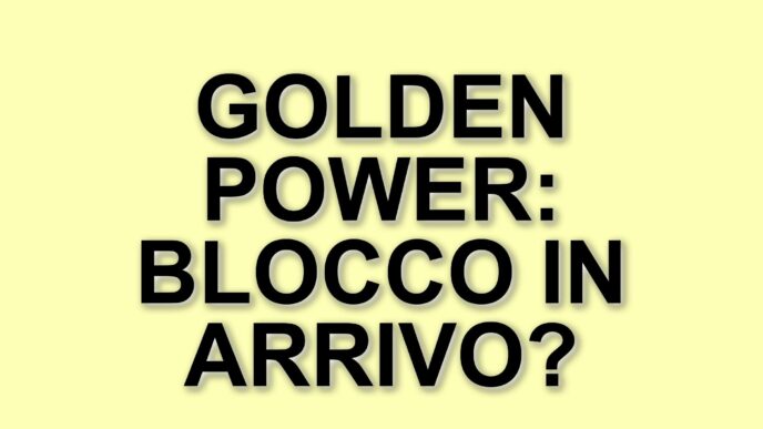 La commissione europea richiede chiarimenti al governo italiano sul golden power e le acquisizioni bancarie
