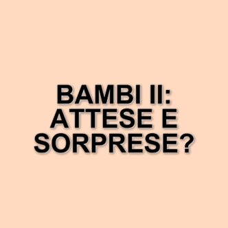 I sequel nel cinema: il lungo viaggio di Bambi e il suo interquel