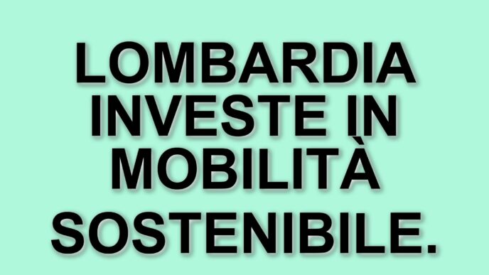 Lombardia lancia un pacchetto di incentivi da 23 milioni per veicoli sostenibili