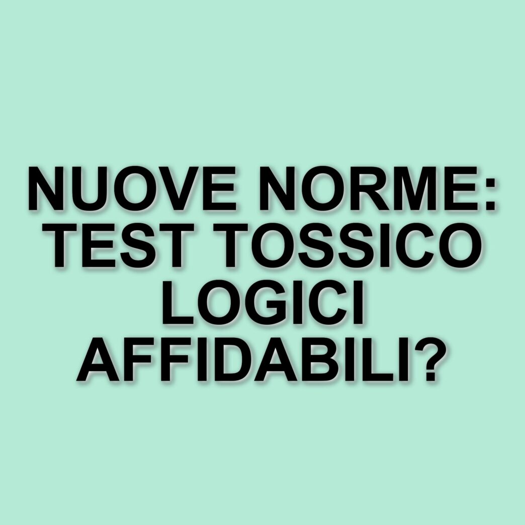 Nuove linee guida per la raccolta e analisi dei campioni tossicologici nel Servizio sanitario nazionale