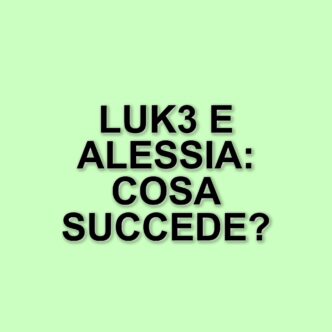Luk3 torna sui social dopo l'eliminazione da Amici 24 e parla della sua relazione con Alessia