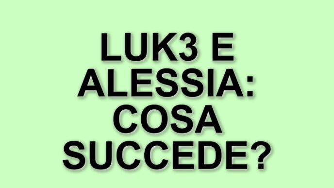 Luk3 torna sui social dopo l'eliminazione da Amici 24 e parla della sua relazione con Alessia