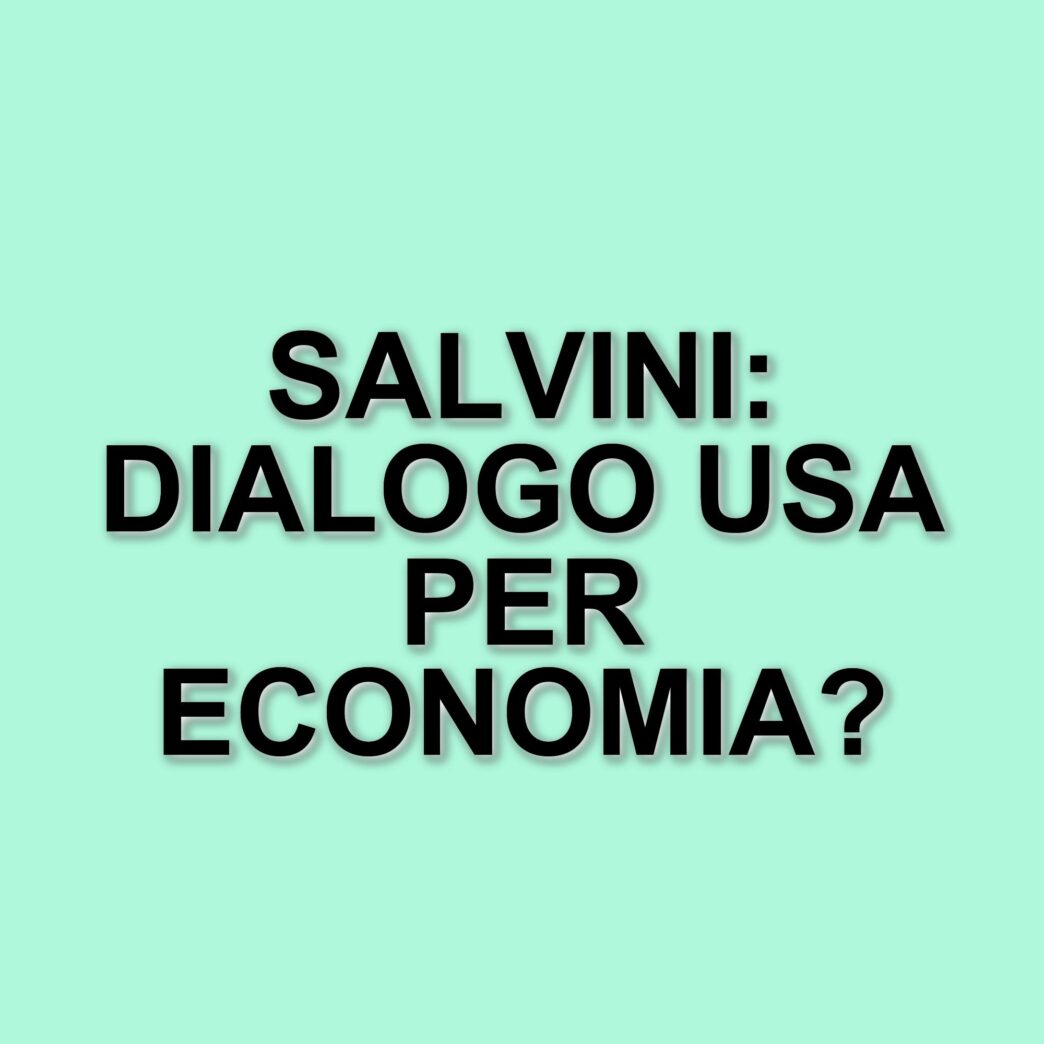 Matteo Salvini a Firenze: un appello per cambiare le politiche europee e rafforzare i legami con gli Stati Uniti
