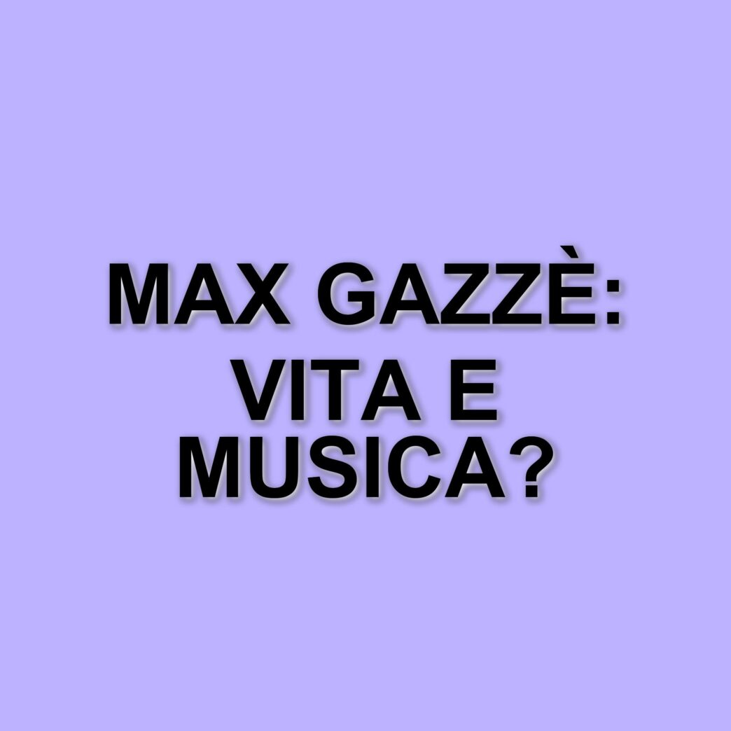 Max Gazzè: La vita e la carriera del cantautore romano tra successi e relazioni familiari
