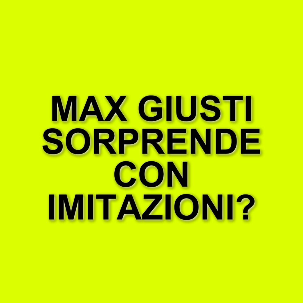 Max Giusti Torna A Far Ridere Con Le Sue Imitazioni Nel Gialappashow