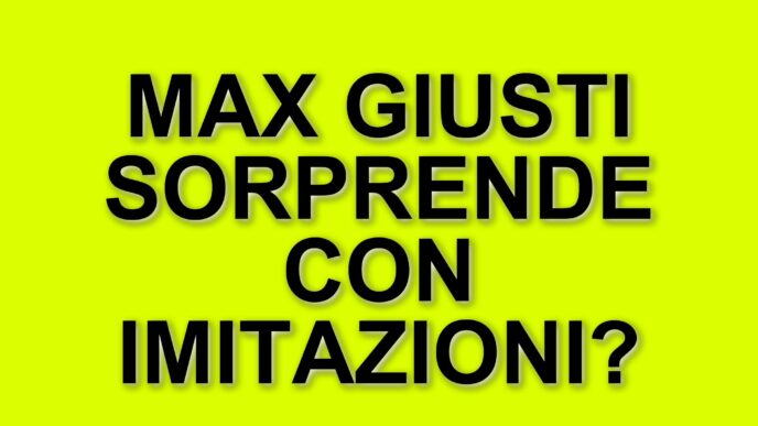 Max Giusti Torna A Far Ridere Con Le Sue Imitazioni Nel Gialappashow