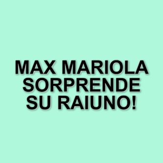 Max Mariola: il noto chef e influencer protagonista di Obbligo o Verità su Raiuno