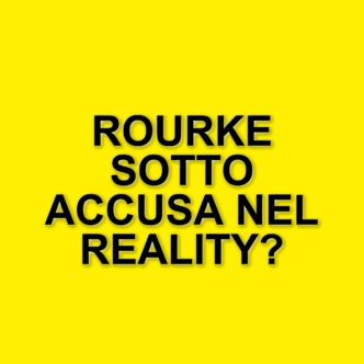 Mickey Rourke In Difficoltà Al Grande Fratello: Avvertimento Per Linguaggio Inappropriato