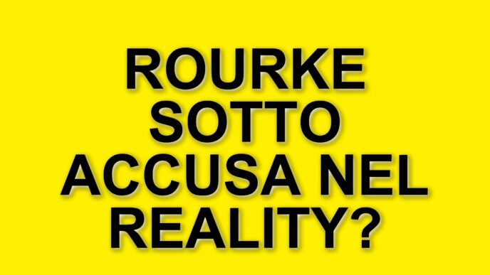Mickey Rourke In Difficoltà Al Grande Fratello: Avvertimento Per Linguaggio Inappropriato