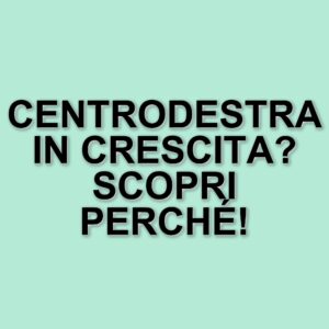 Crescita del Centrodestra nei sondaggi: Meloni e Salvini in ascesa, crisi per il Pd e Fi