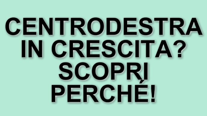 Crescita del Centrodestra nei sondaggi: Meloni e Salvini in ascesa, crisi per il Pd e Fi