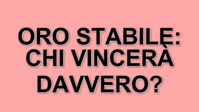 Prezzo Dell'Oro Nel 2025: Stabilità Nonostante Le Tensioni Geopolitiche E Il Mercato Volatile