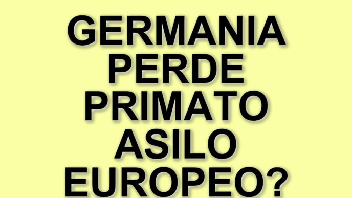 La Germania perde il primato europeo nelle richieste di asilo: Francia e Spagna in testa nel 2025