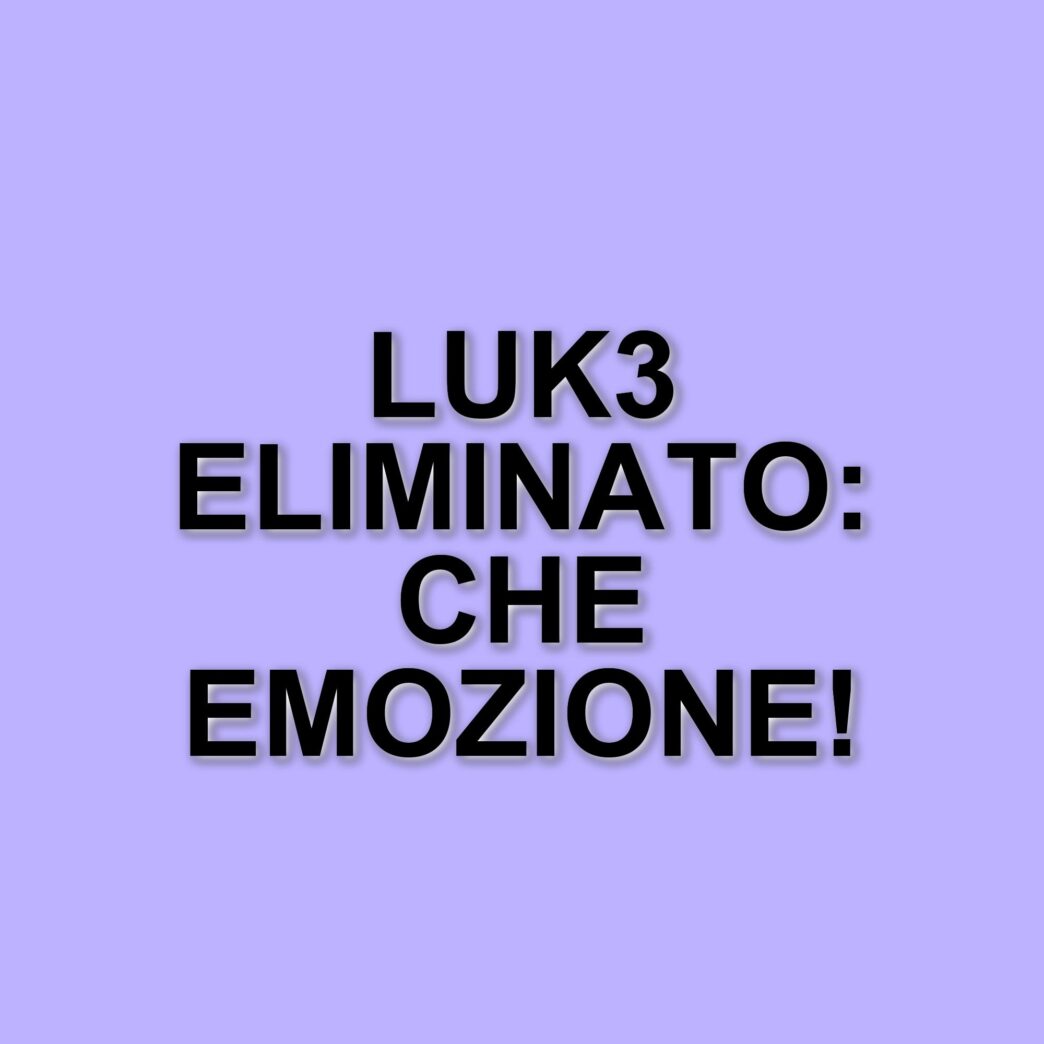 Alessia e Luk3: emozioni forti ad Amici 24 dopo l'eliminazione del giovane cantante
