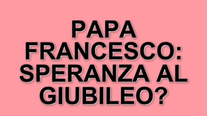 La presenza di Papa Francesco per i riti di Pasqua: speranze e scenari futuri