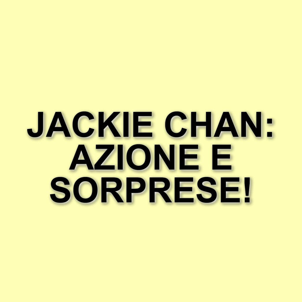 Jackie Chan protagonista di "Lo smoking", in onda su Italia 1: trama e dettagli del film