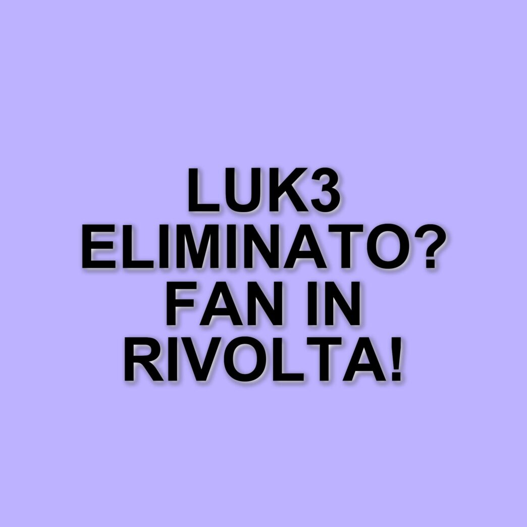 Luk3 a rischio eliminazione da Amici 24: il pubblico si scaglia contro il verdetto
