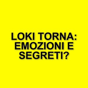 Tom Hiddleston parla del suo ritorno nei panni di Loki in Avengers: Doomsday