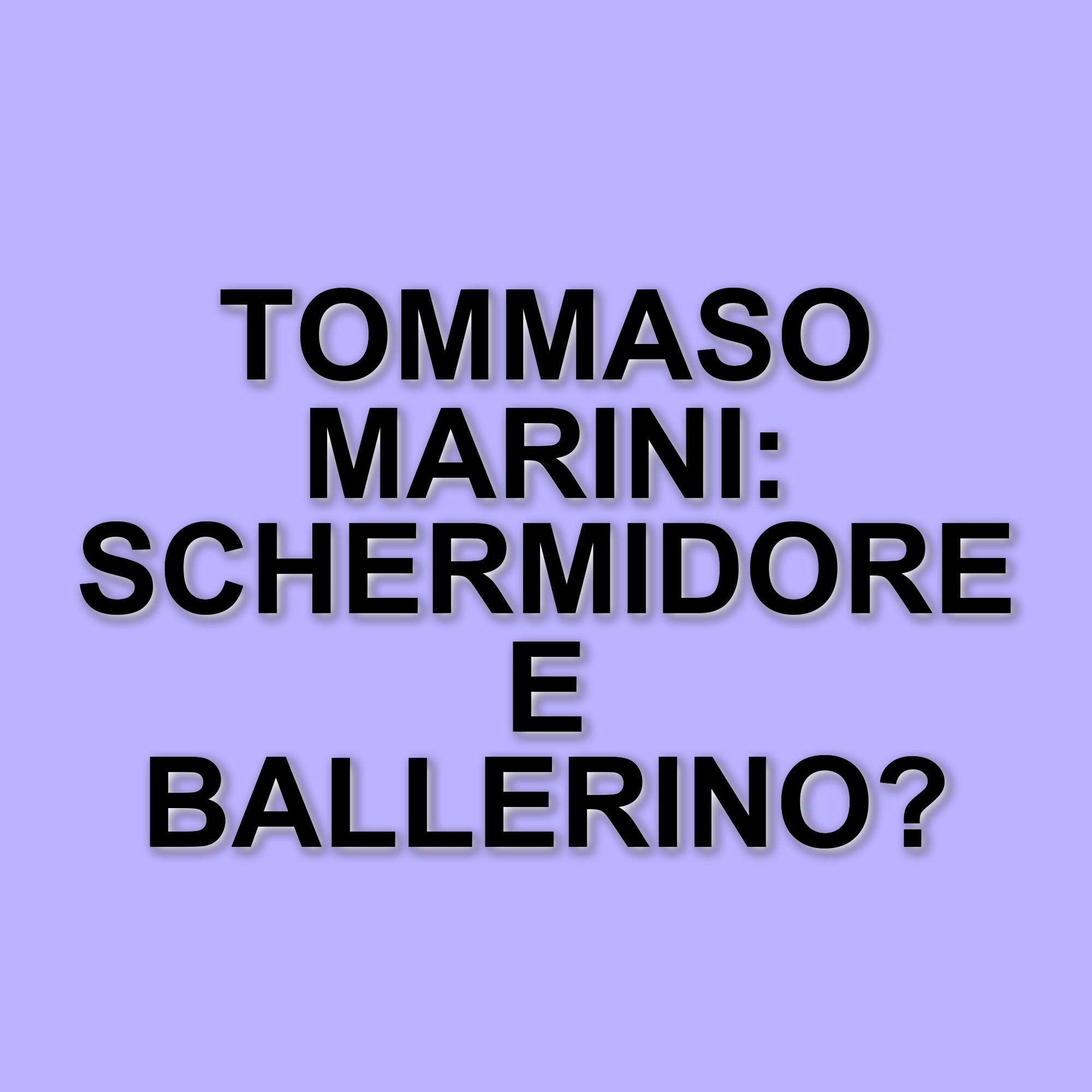 Tommaso Marini: il campione di scherma che sfida le convenzioni e conquista il palcoscenico