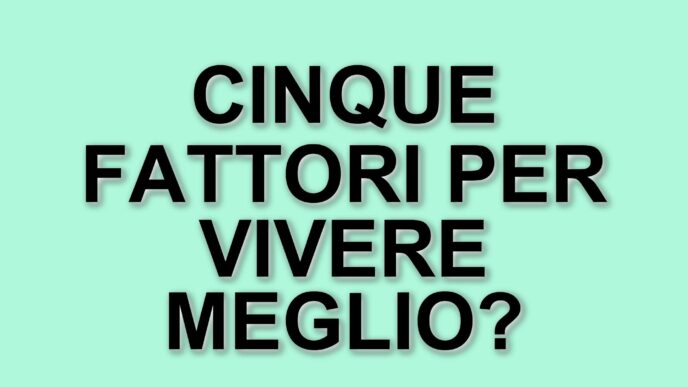 Cinque fattori di rischio che possono allungare la vita: lo studio dell'Irccs Neuromed
