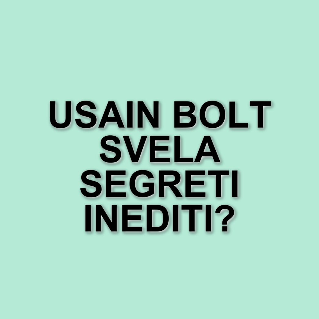 Usain Bolt torna in TV: il campione olimpico ospite a Che Tempo Che Fa