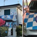 A san stino un tifoso sfegatato del napoli colora casa e mezzi per il quarto scudetto