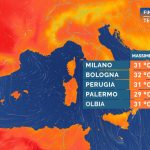 Anticiclone nordafricano porta temperature estive su Italia con qualche disturbo al nord