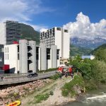 Atterraggio di emergenza di un aliante nel fiume isarco a Bolzano, nessun ferito