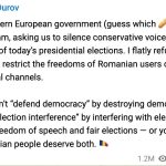 Bucarest accusa Mosca dopo denuncia silenziata di Telegram contro la Francia sulle elezioni rumene