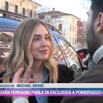 Chiara Ferragni a roma presenta progetto contro violenza donne ma litiga con inviato di pomeriggio 5