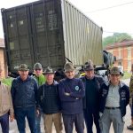 Consegna del materiale umanitario a mondovì in supporto al secondo reggimento alpini per la missione unifil in libano