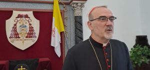 Cardinale Pizzaballa conferenza stampa a Gerusalemme