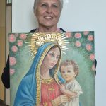 La madonna della speranza torna a bellinzago lombardo dopo l’alluvione del 2024 con un nuovo dipinto