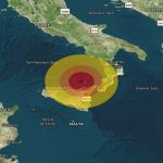 Lieve scossa di terremoto di magnitudo 2.9 colpisce la zona di leni nel messinese nella notte del 29 maggio 2025